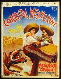 w195 MEXICAN HAYRIDE Belgian movie poster '48 Abbott & Costello!