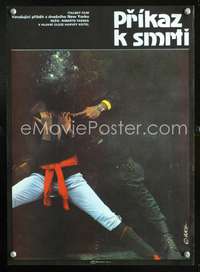 w264 COPKILLER Czech movie poster '83 Johnny Rotten, wild Vlach art!