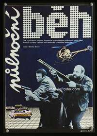 w271 MIDNIGHT RUN Czech 11x16 movie poster '88 De Niro, Burda art!