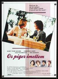 w435 JUST BETWEEN FRIENDS Danish movie poster '86 Mary Tyler Moore