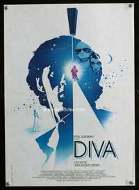 w213 DIVA French 15x21 movie poster '82 Jean Jacques Beineix, French!