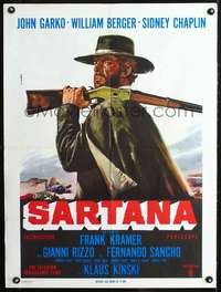 w240 GUNFIGHTERS DIE HARDER French 24x32 movie poster '68 Casaro art!