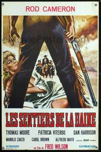 w212 BULLETS & THE FLESH French 16x24 movie poster '65 Symeoni art!
