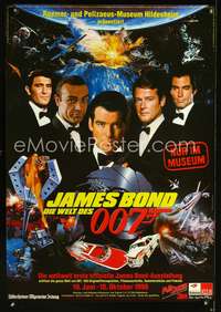 w056 JAMES BOND DIE WELT DES 007 German movie poster '98 festival!