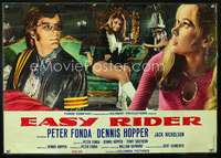 w379 EASY RIDER laminated Italian photobusta movie poster '69 Fonda