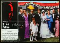 w360 GODFATHER Italian photobusta movie poster '72 wedding close up!
