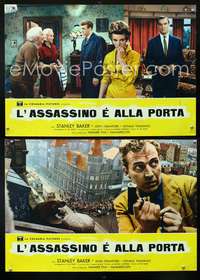 w338 HELL IS A CITY 2 Italian photobusta movie posters '60 Stan Baker