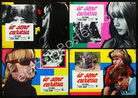 w304 I AM CURIOUS YELLOW 4 Italian photobusta movie posters '67