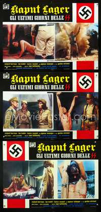 w315 ACHTUNG THE DESERT TIGERS 3 Italian photobusta movie posters '77