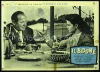 w374 SWINDLE Italian photobusta movie poster '55 Fellini, Il Bidone