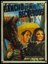 w174 RANCHO DE MIS RECUERDOS Mexican movie poster '46 Torres
