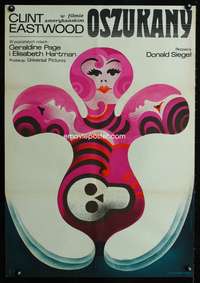 w463 BEGUILED Polish 23x33 movie poster '72 wild different Gorka art!