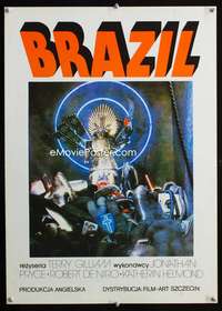 w452 BRAZIL Polish 19x27 movie poster '85 cool different image!