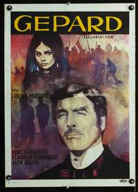 w402 LEOPARD Yugoslavian movie poster '63 Burt Lancaster, Visconti
