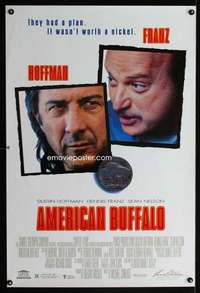 y029 AMERICAN BUFFALO one-sheet movie poster '96 Dustin Hoffman, David Mamet