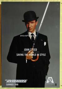 y038 AVENGERS teaser one-sheet movie poster '98 Fiennes as John Steed!