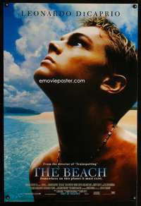 y060 BEACH DS int'l style B one-sheet movie poster '00 Leonardo DiCaprio