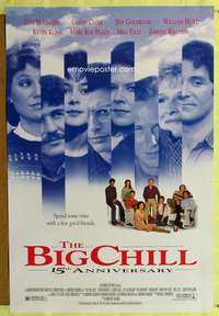 y071 BIG CHILL DS one-sheet movie poster R98 Lawrence Kasdan classic!