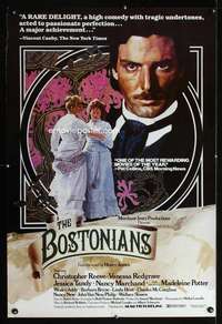 y087 BOSTONIANS one-sheet movie poster '84 Christopher Reeve, Redgrave