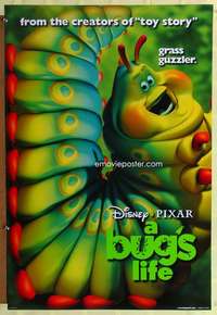 y094 BUG'S LIFE DS caterpillar teaser one-sheet movie poster '98 Disney