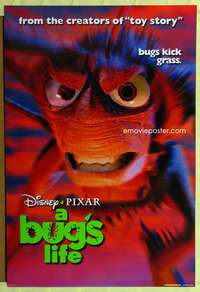 y095 BUG'S LIFE DS grasshopper teaser one-sheet movie poster '98 Disney!