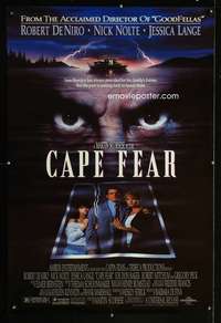 y100 CAPE FEAR one-sheet movie poster '91 Robert De Niro, Martin Scorsese