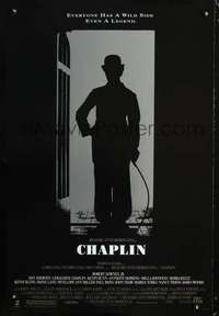 y103 CHAPLIN DS one-sheet movie poster '92 Robert Downey, Jr. as Charlie!