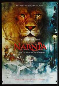 y107 CHRONICLES OF NARNIA DS advance one-sheet movie poster '05 C.S. Lewis