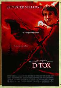 y176 D-TOX DS int'l one-sheet movie poster '01 Sylvester Stallone, Dutton