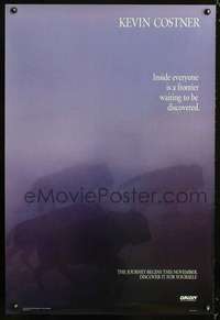 y134 DANCES WITH WOLVES DS teaser one-sheet movie poster '90 Kevin Costner