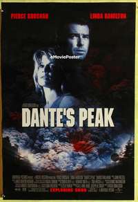 y139 DANTE'S PEAK DS int'l advance one-sheet movie poster '97 Pierce Brosnan