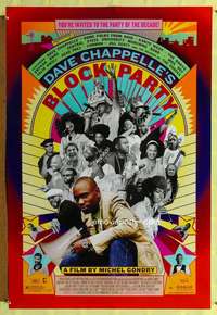 y144 DAVE CHAPPELLE'S BLOCK PARTY DS one-sheet movie poster '05 Kanye West
