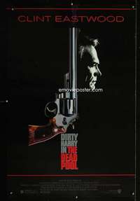 y148 DEAD POOL one-sheet movie poster '88 Clint Eastwood as Dirty Harry!