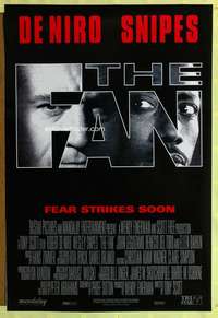 y192 FAN DS one-sheet movie poster '96 Robert DeNiro, Wesley Snipes