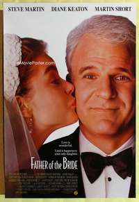 y203 FATHER OF THE BRIDE DS int'l one-sheet movie poster '91 Steve Martin