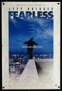 y205 FEARLESS DS one-sheet movie poster '93 Jeff Bridges, Peter Weir