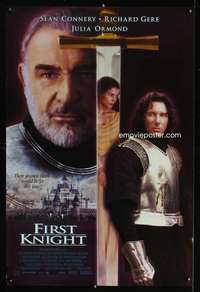 y213 FIRST KNIGHT video one-sheet movie poster '95 Gere,Sean Connery,Ormond