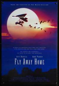 y218 FLY AWAY HOME DS one-sheet movie poster '96 Anna Paquin, Jeff Daniels