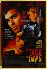 y227 FROM DUSK TILL DAWN DS one-sheet movie poster '95 Clooney, Tarantino
