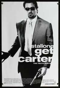 y232 GET CARTER DS advance one-sheet movie poster '00 Sylvester Stallone