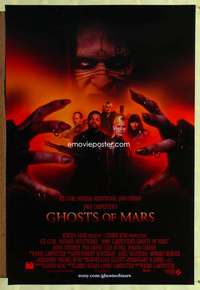 y239 GHOSTS OF MARS DS one-sheet movie poster '01 John Carpenter, Ice Cube