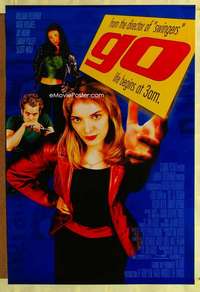 y244 GO one-sheet movie poster '99 Katie Holmes, Sarah Polley, drugs!