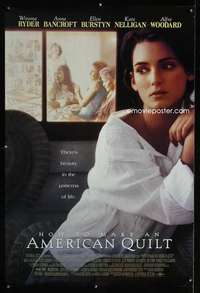 y285 HOW TO MAKE AN AMERICAN QUILT one-sheet movie poster '95 Winona Ryder