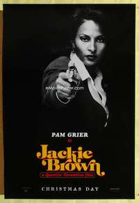 y309 JACKIE BROWN teaser one-sheet movie poster '97 best Pam Grier portrait!