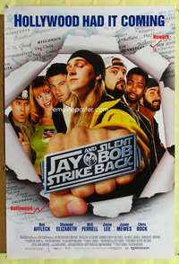 y316 JAY & SILENT BOB STRIKE BACK DS one-sheet movie poster '01 Kevin Smith
