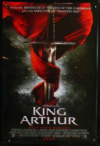 y325 KING ARTHUR DS advance one-sheet movie poster '04 Clive Owen, Knightley