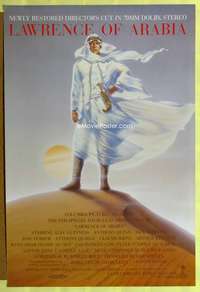 y338 LAWRENCE OF ARABIA one-sheet movie poster R89 David Lean classic!