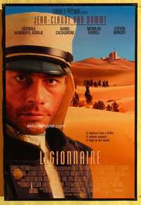 y342 LEGIONNAIRE one-sheet movie poster '98 Jean-Claude Van Damme c/u!