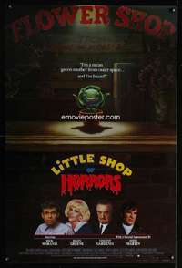 y353 LITTLE SHOP OF HORRORS advance one-sheet movie poster '86 Frank Oz