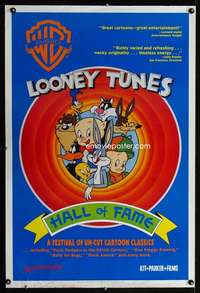 y355 LOONEY TUNES HALL OF FAME one-sheet movie poster '91 Bugs Bunny